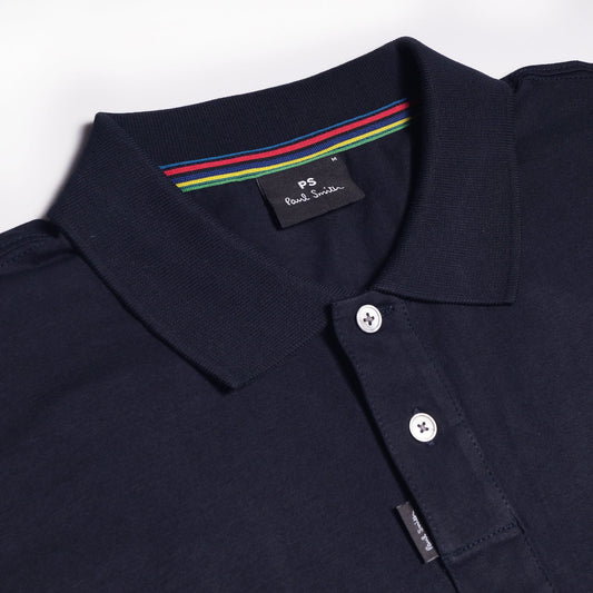 - Organic Cotton Polo Shirt - Dark Navy