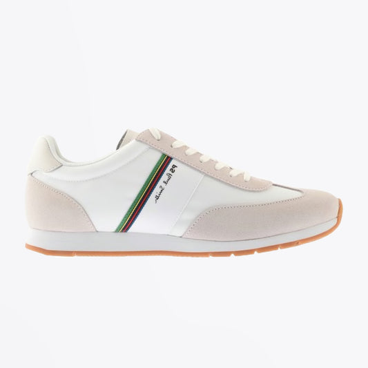 - Suede 'Prince' Stripe Sneakers - Off-White