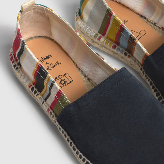 - Castañer X Paul Smith - Suede and Stripe 'Pablo' Espadrilles