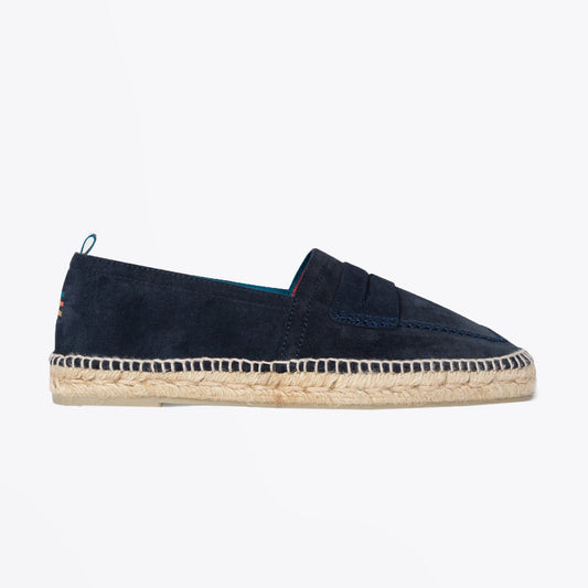 - Castañer X Paul Smith - Suede 'Paul' Espadrilles - Navy