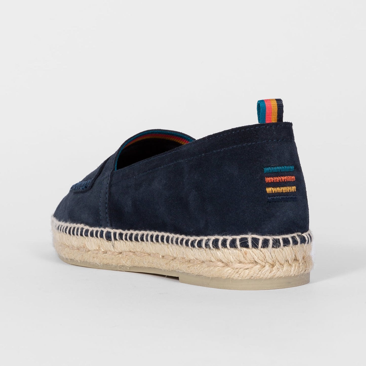 - Castañer X Paul Smith - Suede 'Paul' Espadrilles - Navy