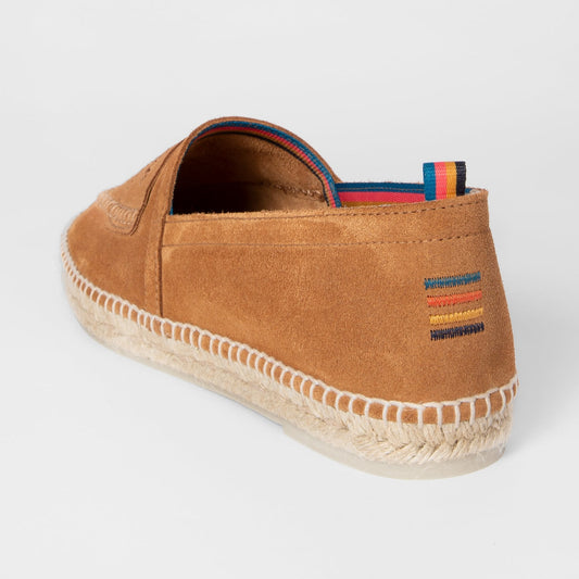 - Castañer X Paul Smith - Suede 'Paul' Espadrilles - Tan