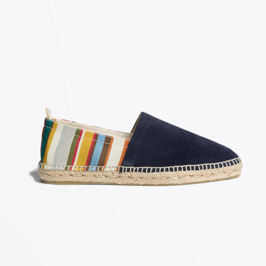 - Castañer X Paul Smith - Suede and Stripe 'Pablo' Espadrilles