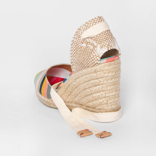 - Castañer X Paul Smith - 'Swirl' Espadrille 'Carina' Wedges