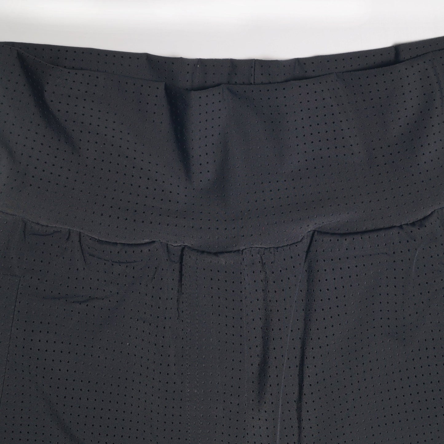 - Sheer Netted Wide Leg Trousers - Black