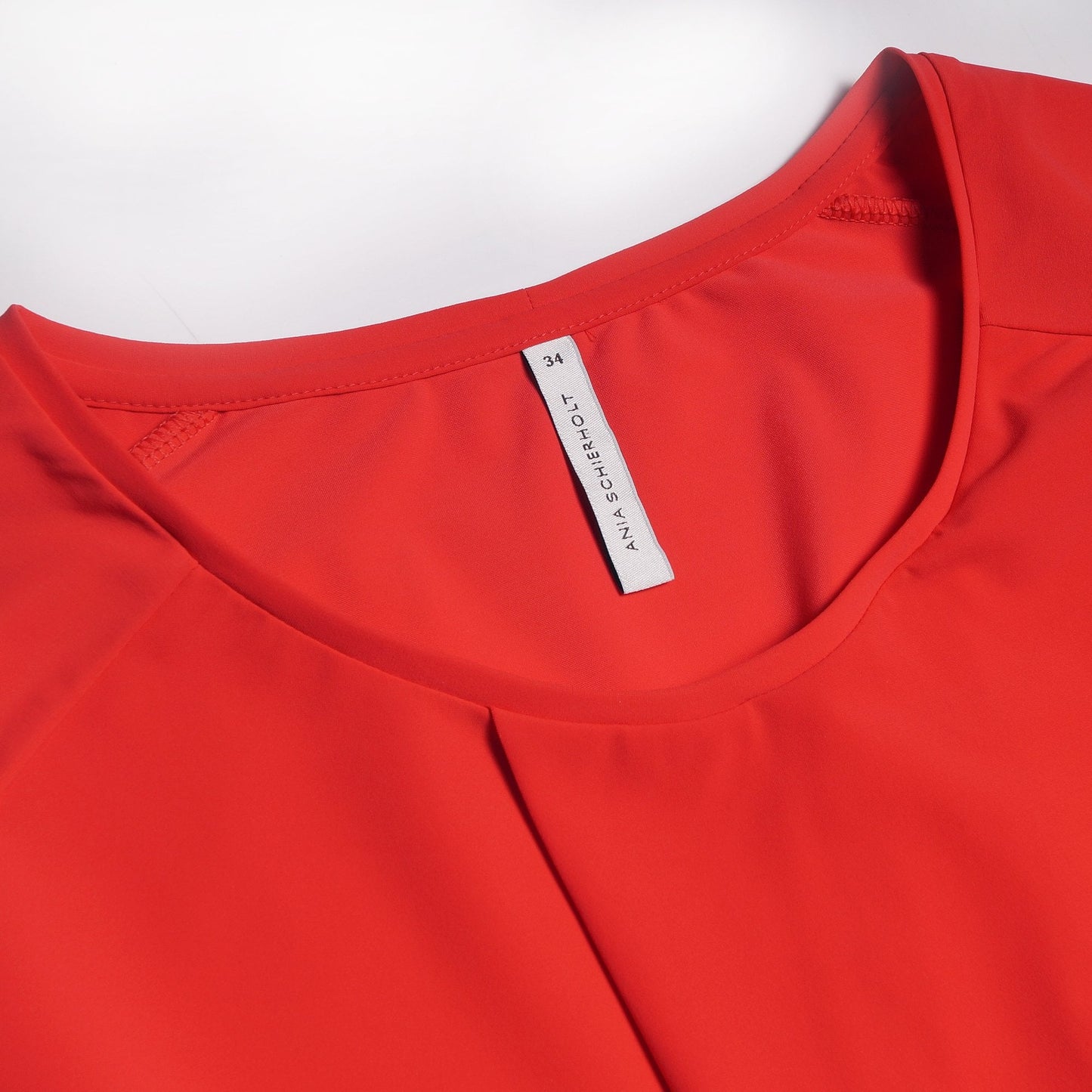 - Stretch Drawstring Dress - Red