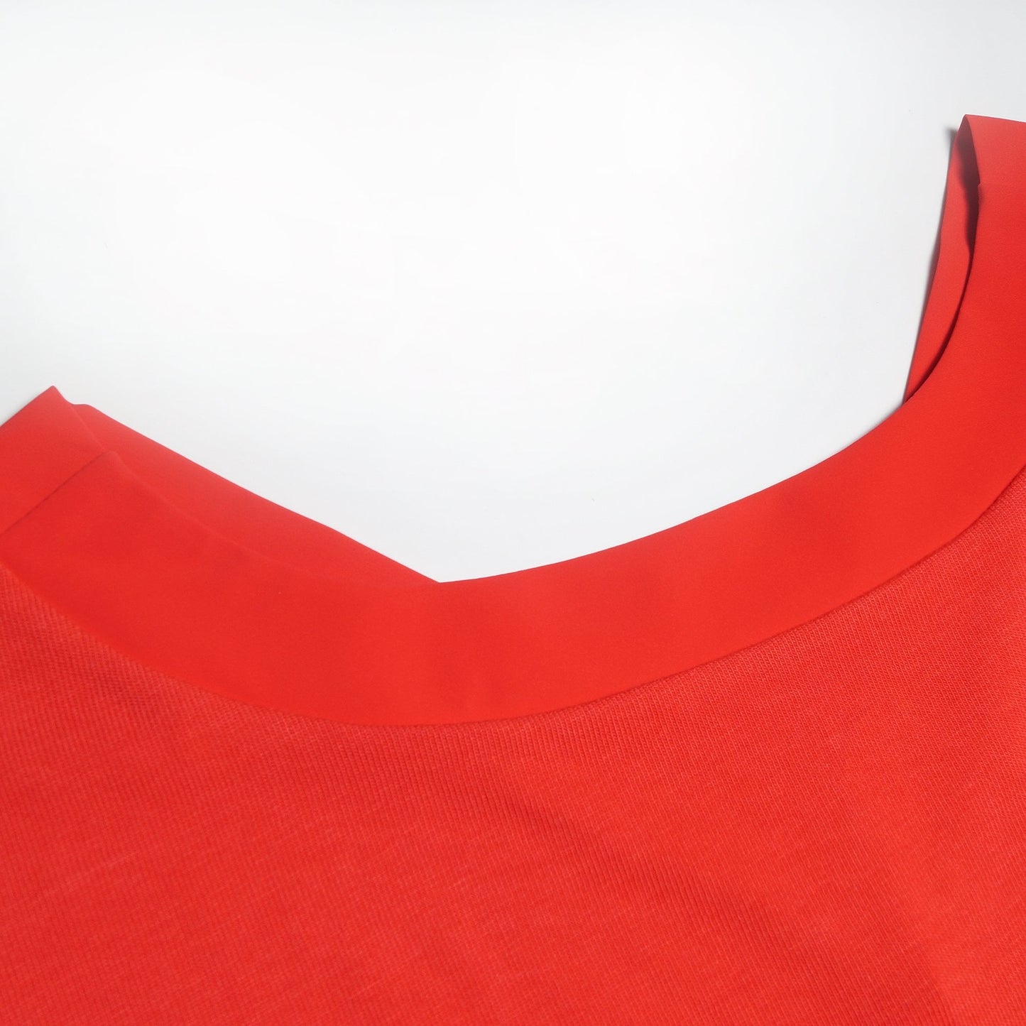Modal-Blend V-Back Pullover - Red