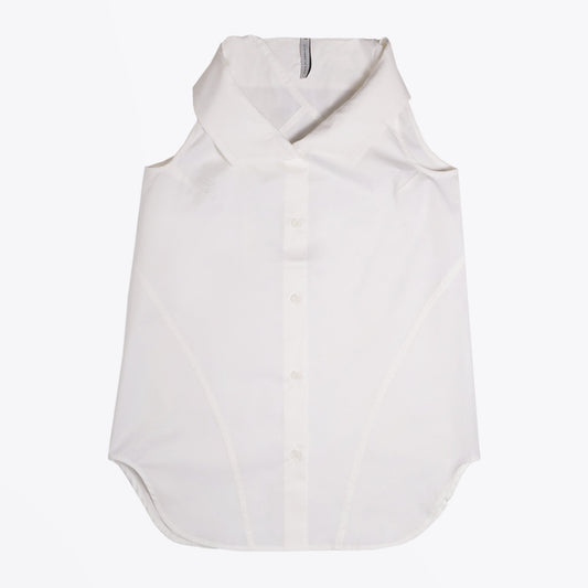 - Sleeveless Shirt - White