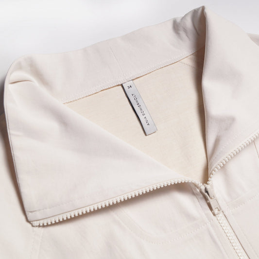 - Zip Front Jacket - Off-White