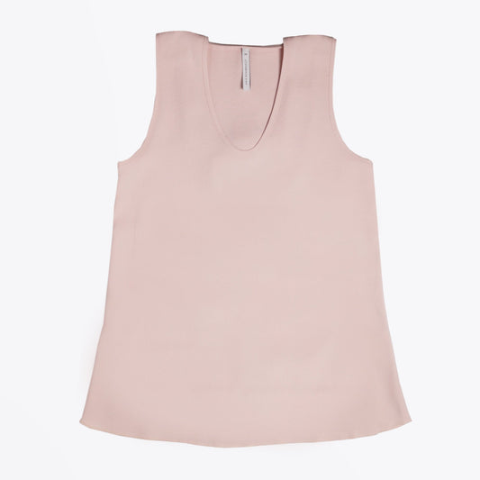- Tank Top With Hood - Pink/Nude