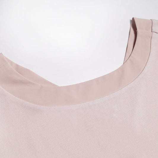 Modal-Blend V-Back Pullover - Pink