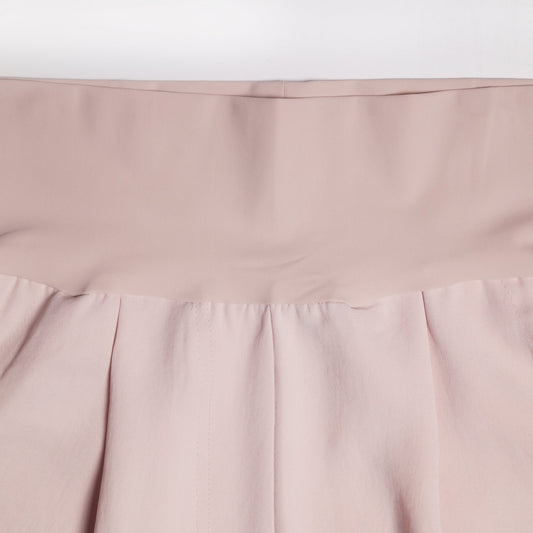 - Wide-Leg Crop Trousers - Pink