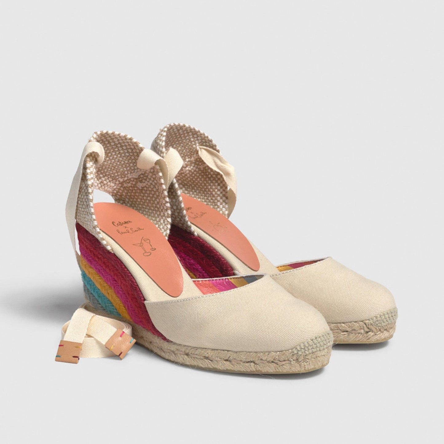 - Castañer X Paul Smith - 'Stripe' Espadrille 'Carina' Wedges