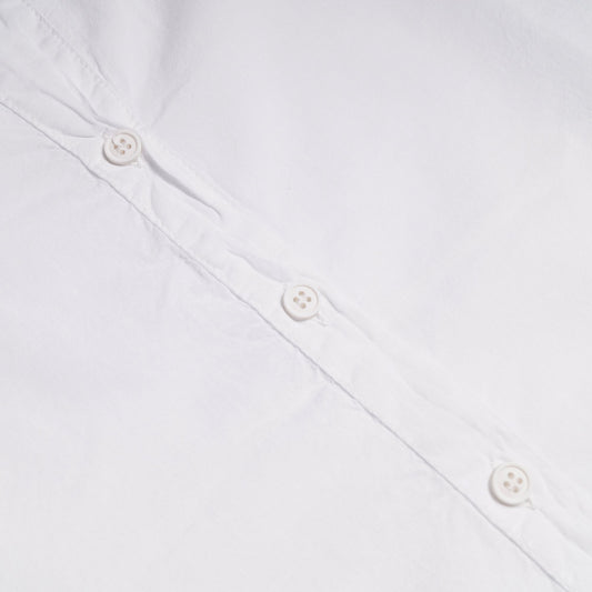 - Cyriane - Button-Down Swing Shirt - White
