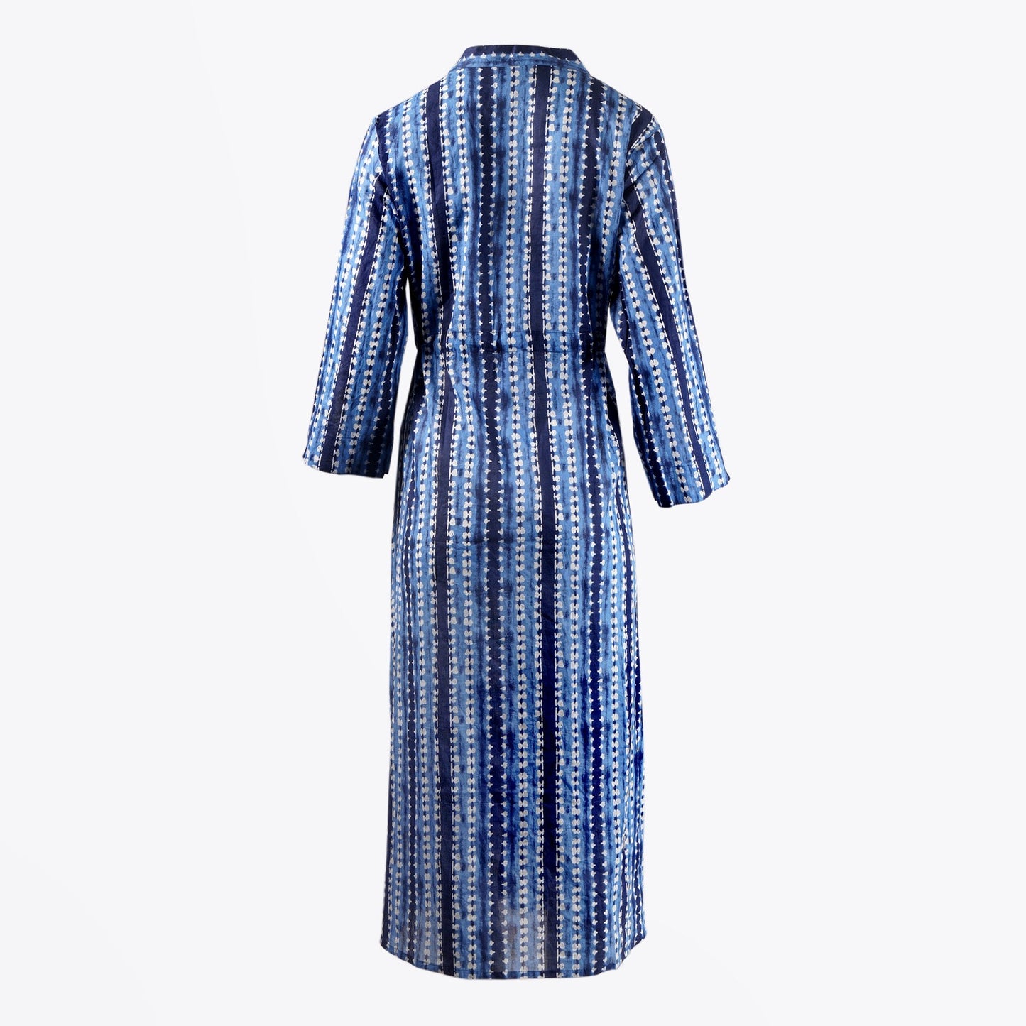 -  Maxi Printed Dress - Blue