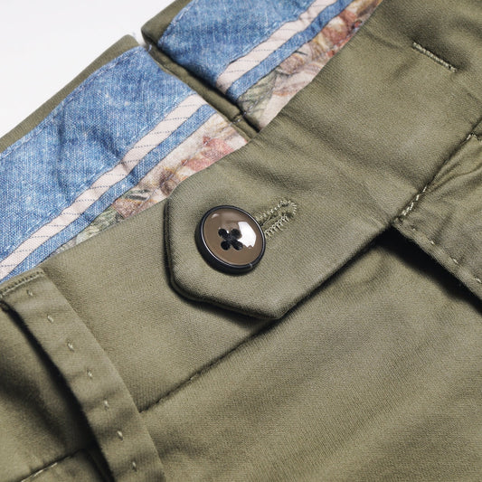 Leo - Super Slim Chinos - Green