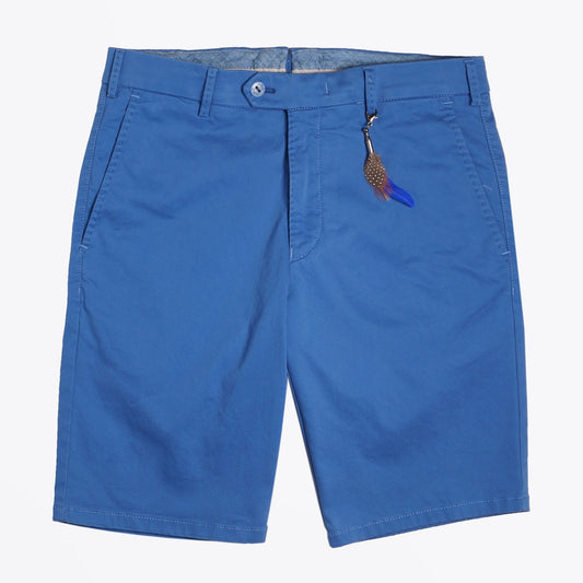 - Pegasus - Cotton Chino Shorts - Blue