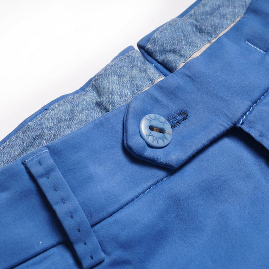 - Pegasus - Cotton Chino Shorts - Blue