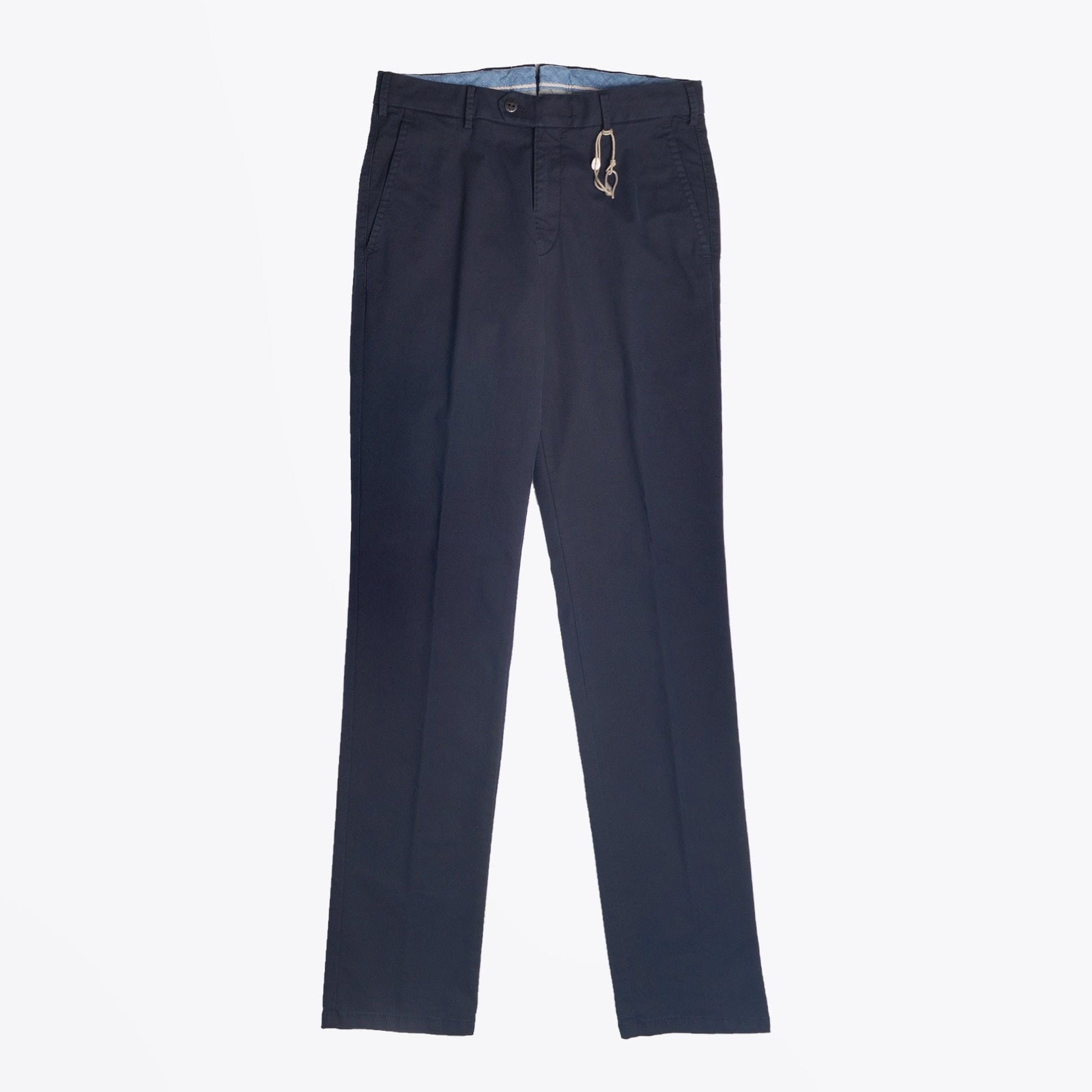 MMX Leo - Super Slim Textured Chinos - Navy