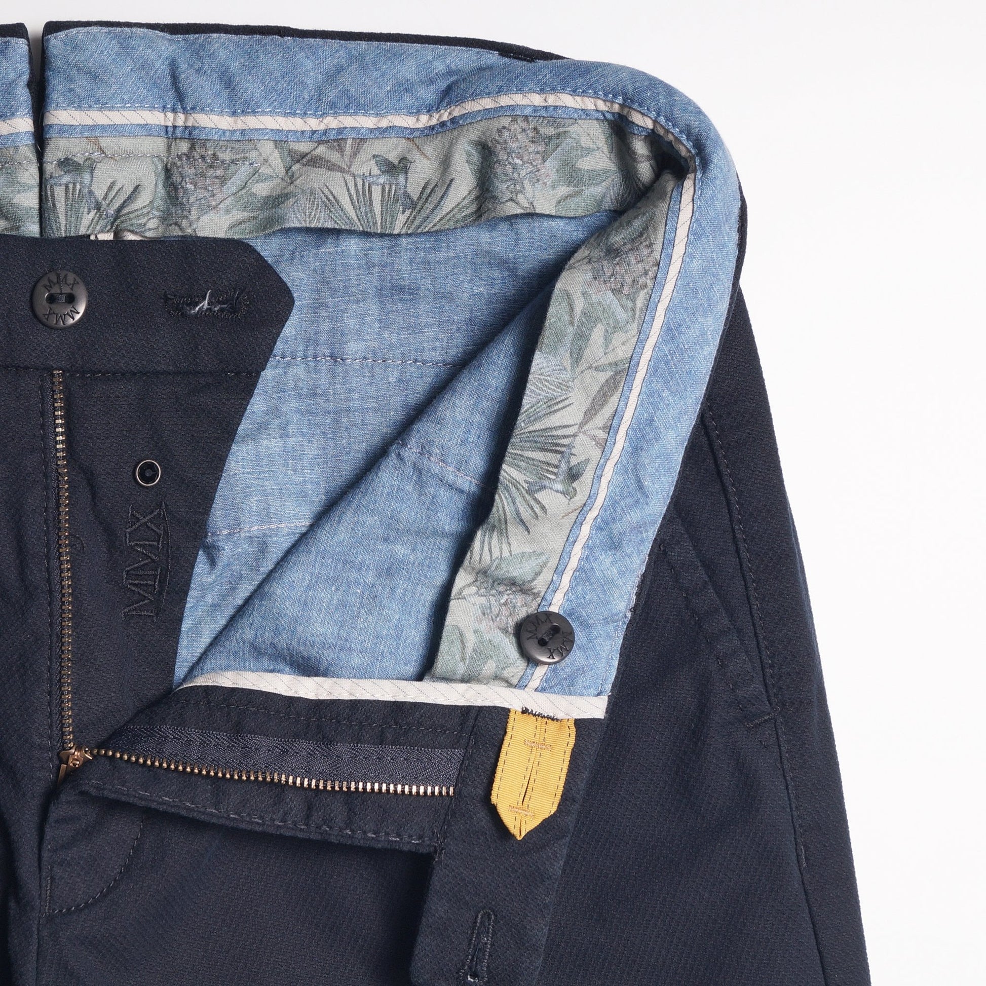 MMX Leo - Super Slim Textured Chinos - Navy