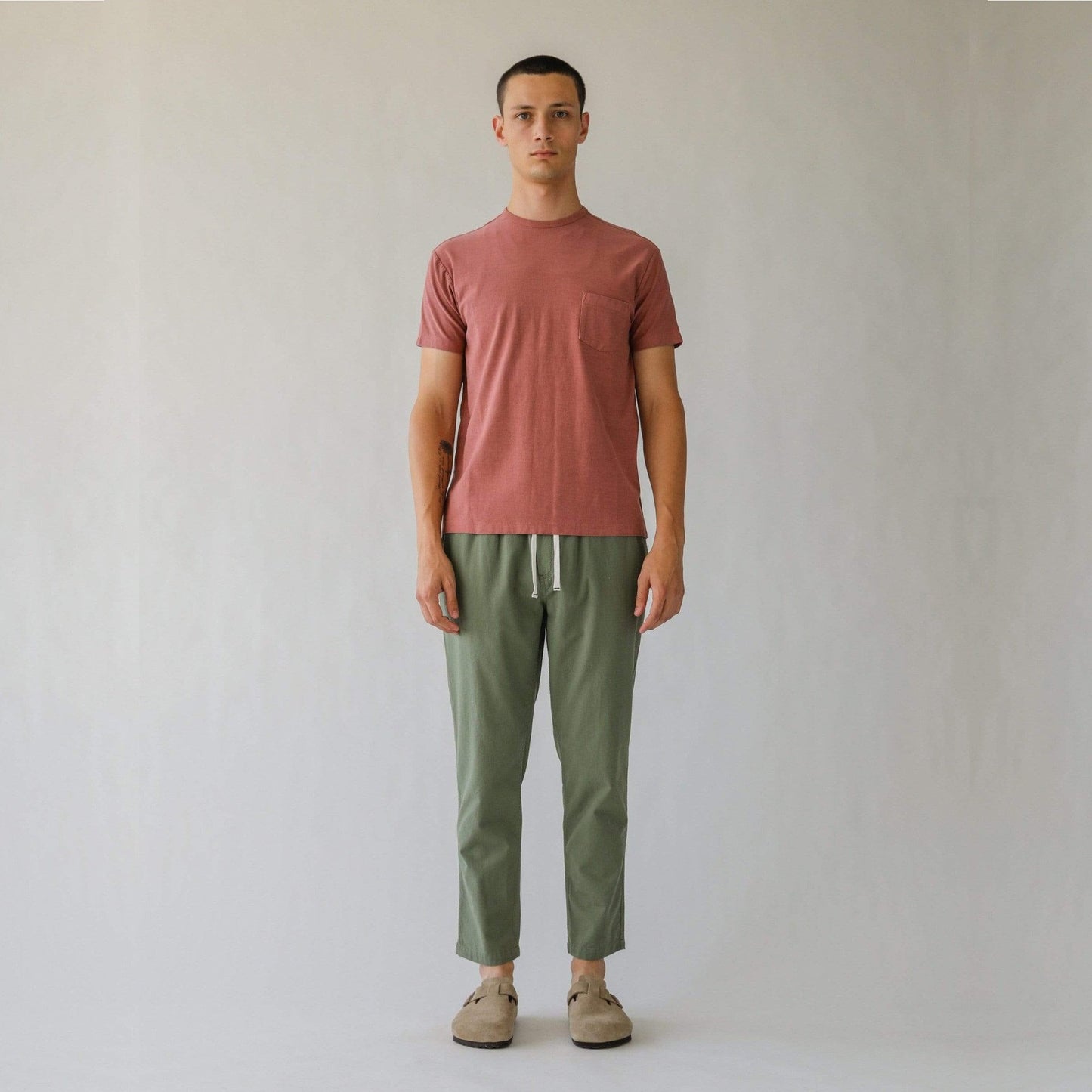 - Washed Summer T-Shirt - Dusty Rose