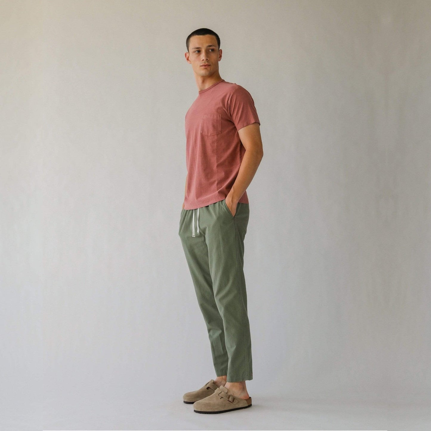 - Washed Summer T-Shirt - Dusty Rose