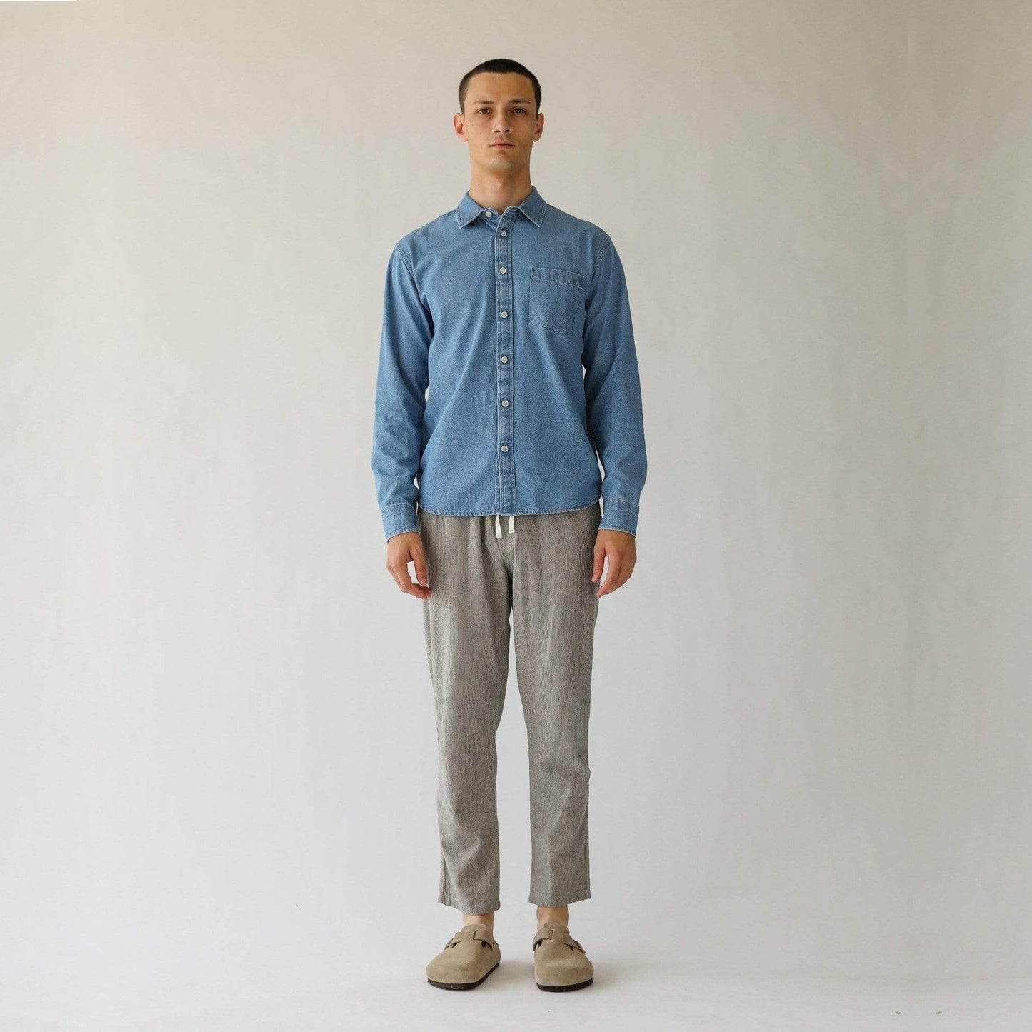 - Denim Shirt - Blue