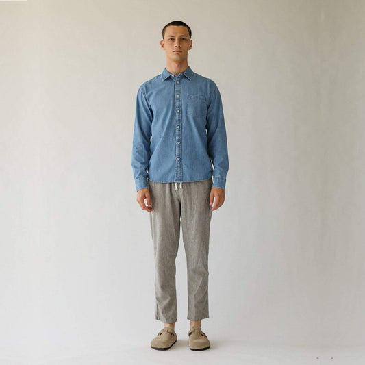 - Denim Shirt - Blue