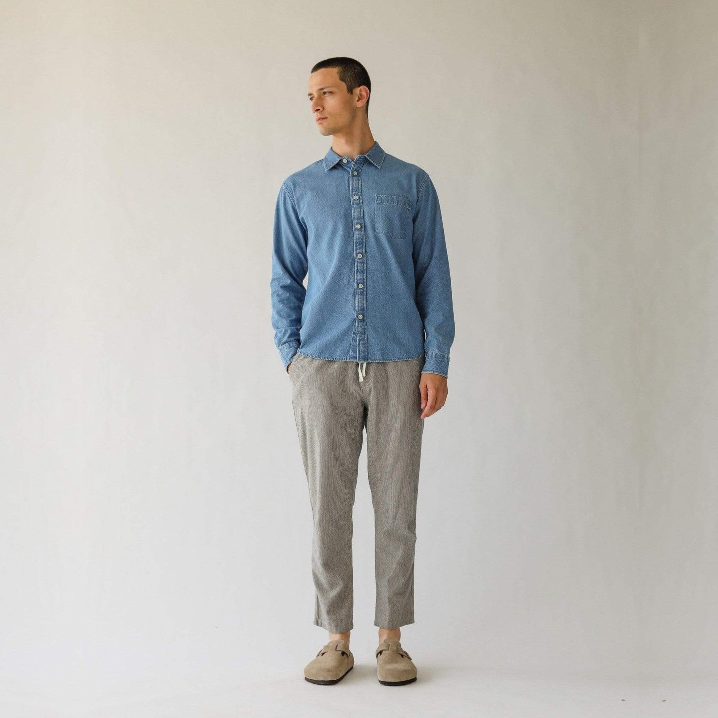 - Denim Shirt - Blue