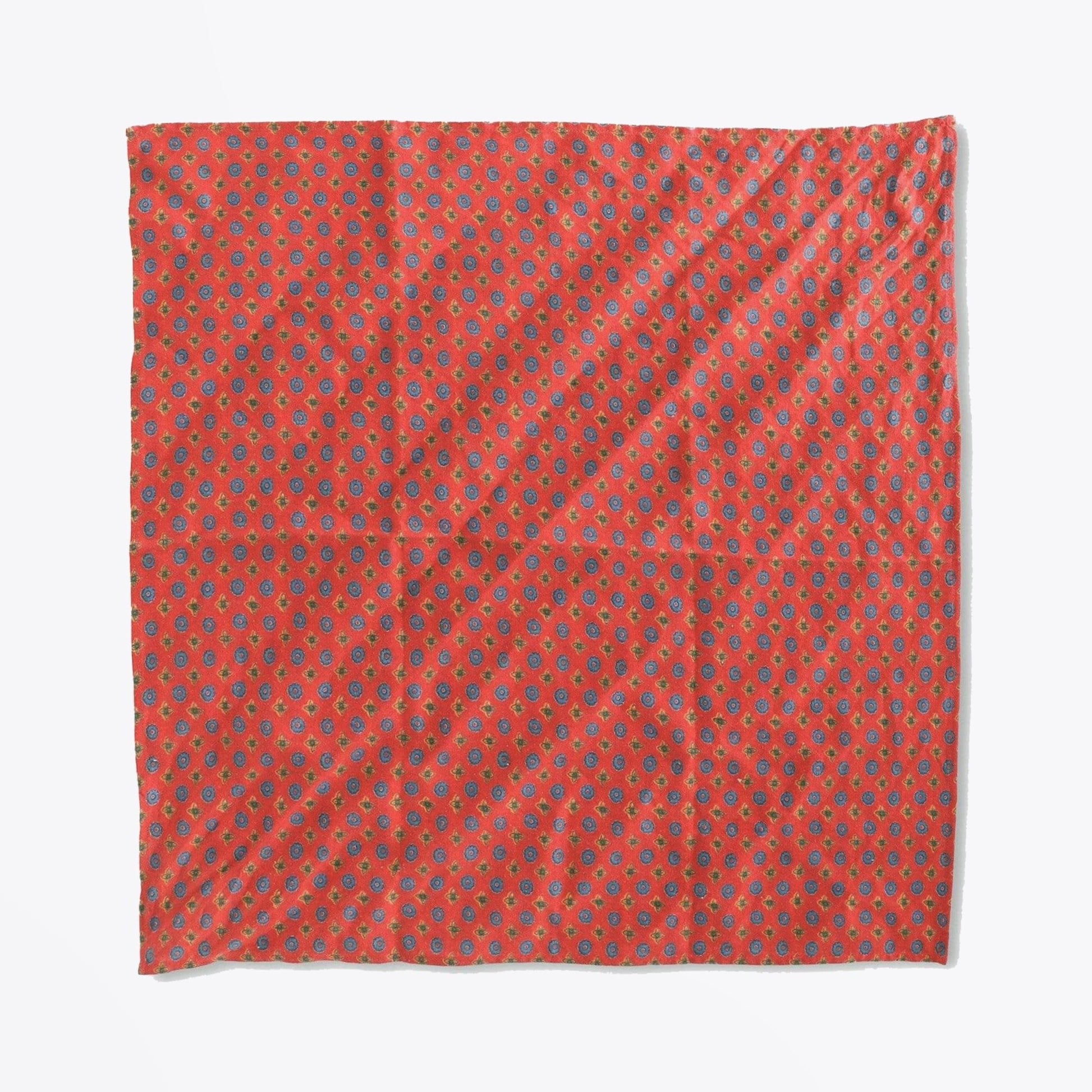 Corridor Medallion Print Scarf - Red