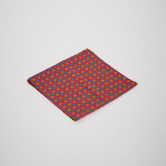 Medallion Print Scarf - Red