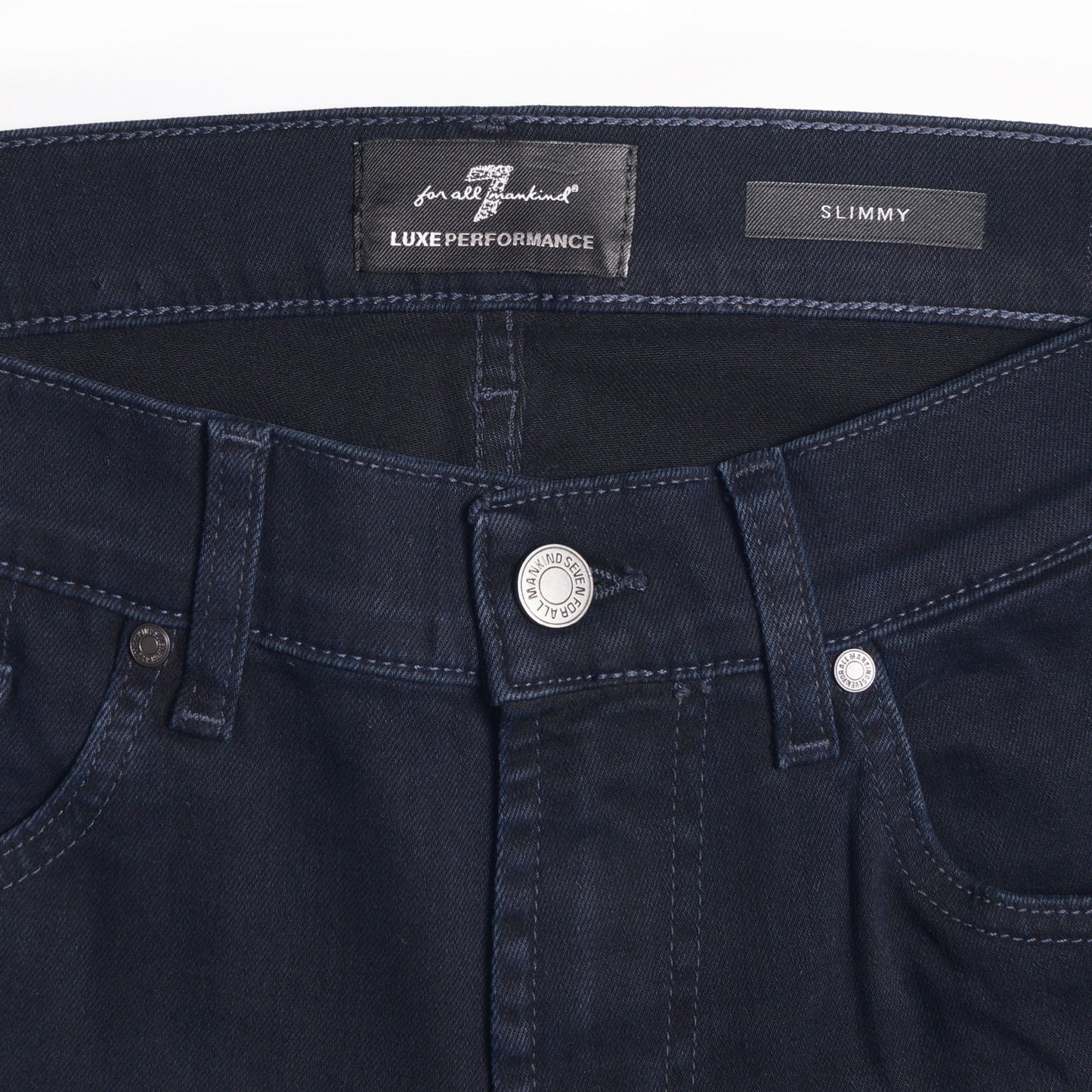 - Slimmy Luxe Performance Eco Jeans - Blue/Black
