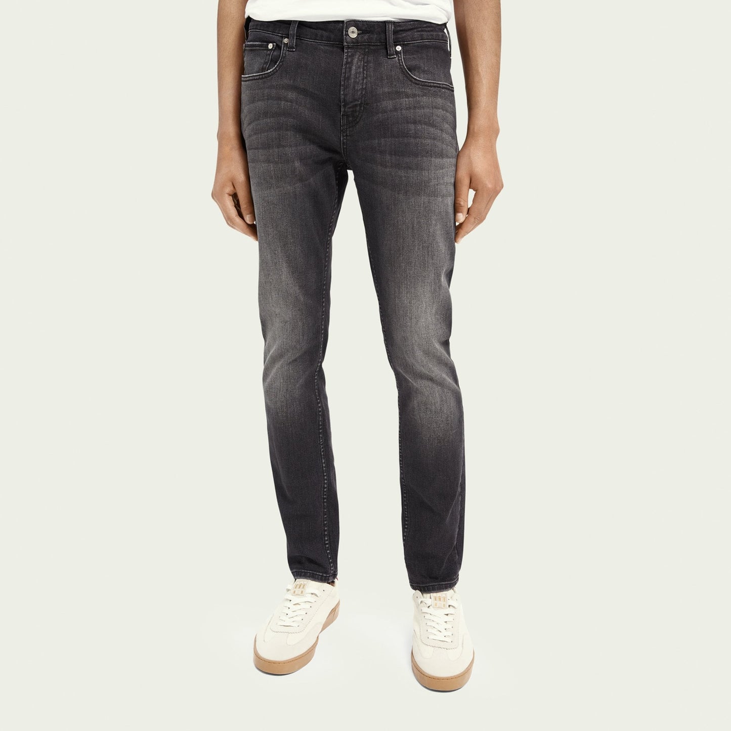 - Skim - Super Slim Fit Jeans - Grey/Black