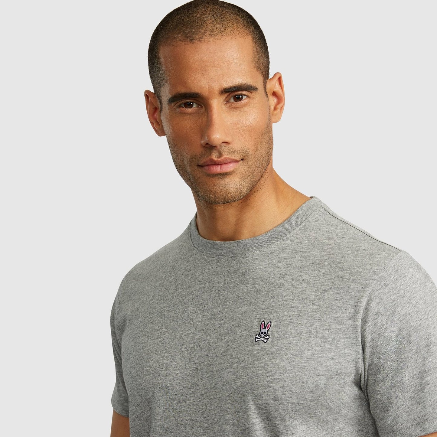 - Classic Crew-Neck T-Shirt - Heather Grey