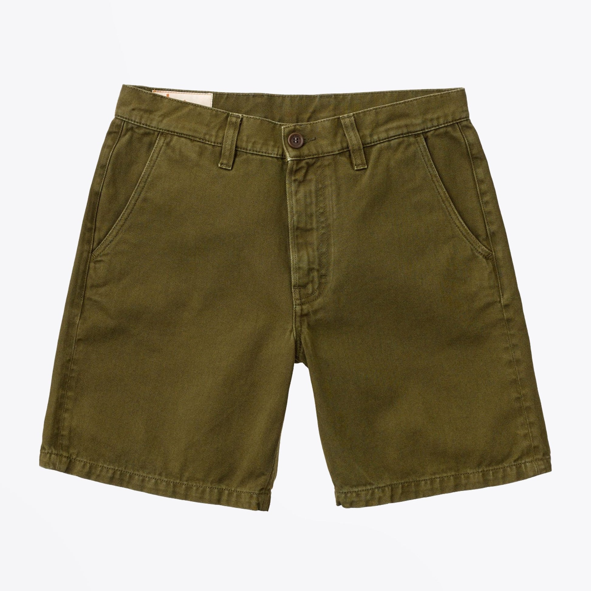 Nudie Luke - Worker Rigid Twill Shorts - Green