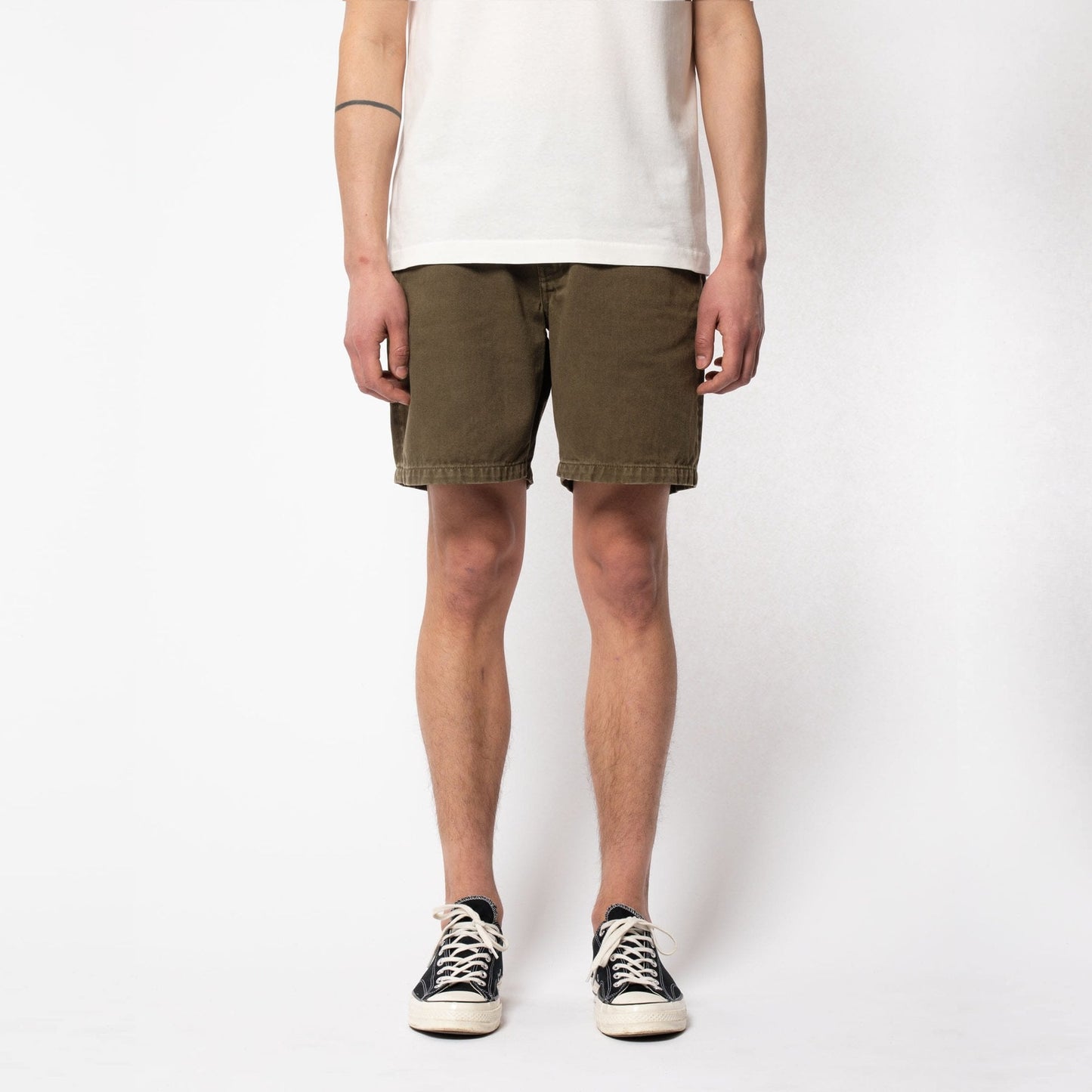 Luke - Worker Rigid Twill Shorts - Green