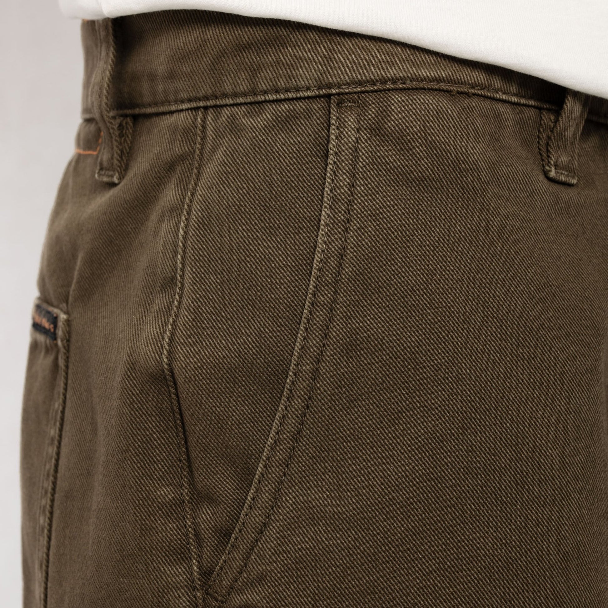 Nudie Luke - Worker Rigid Twill Shorts - Green