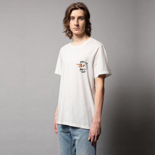 - Roy - Shake Your Bones Motif Tee - White