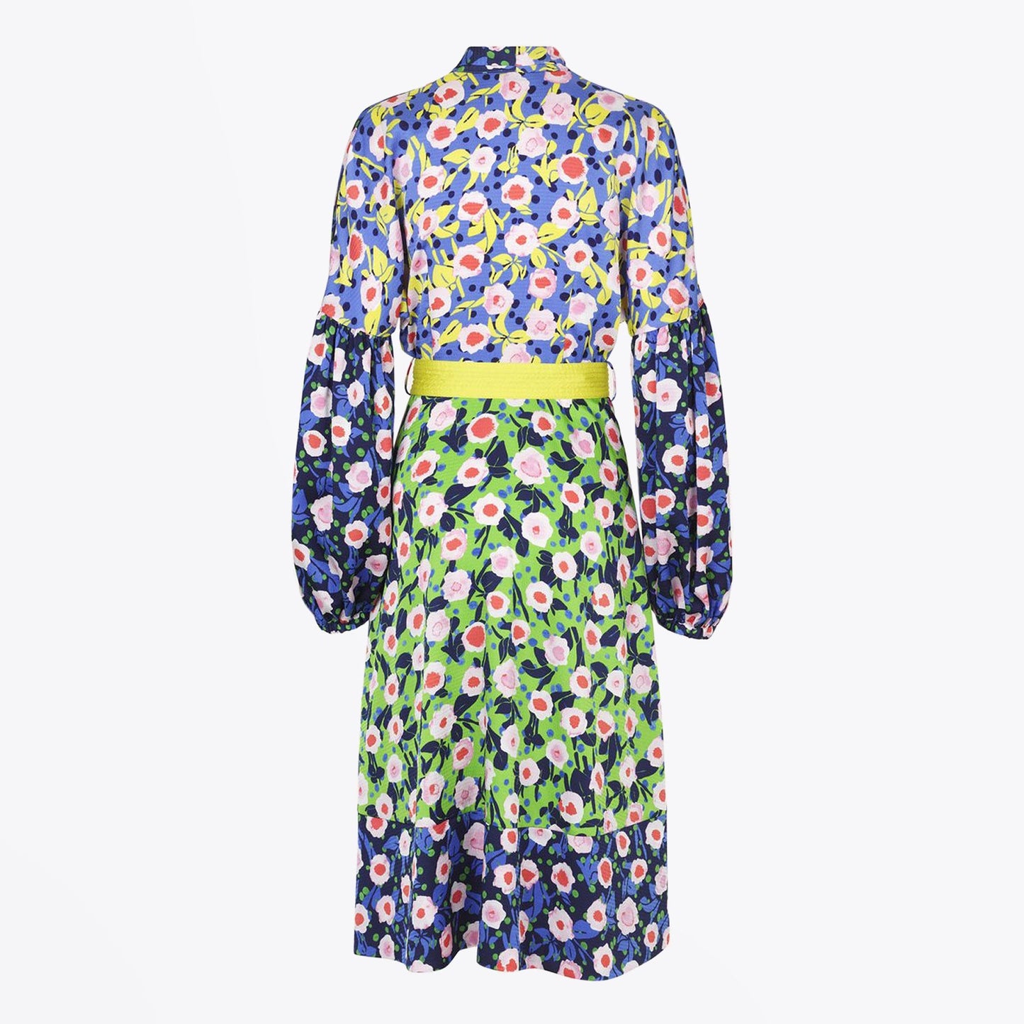 Karla - Floral Print Wrap Dress - Multi