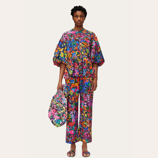 - Ferrah - Vibrant Floral Blouse - Multi