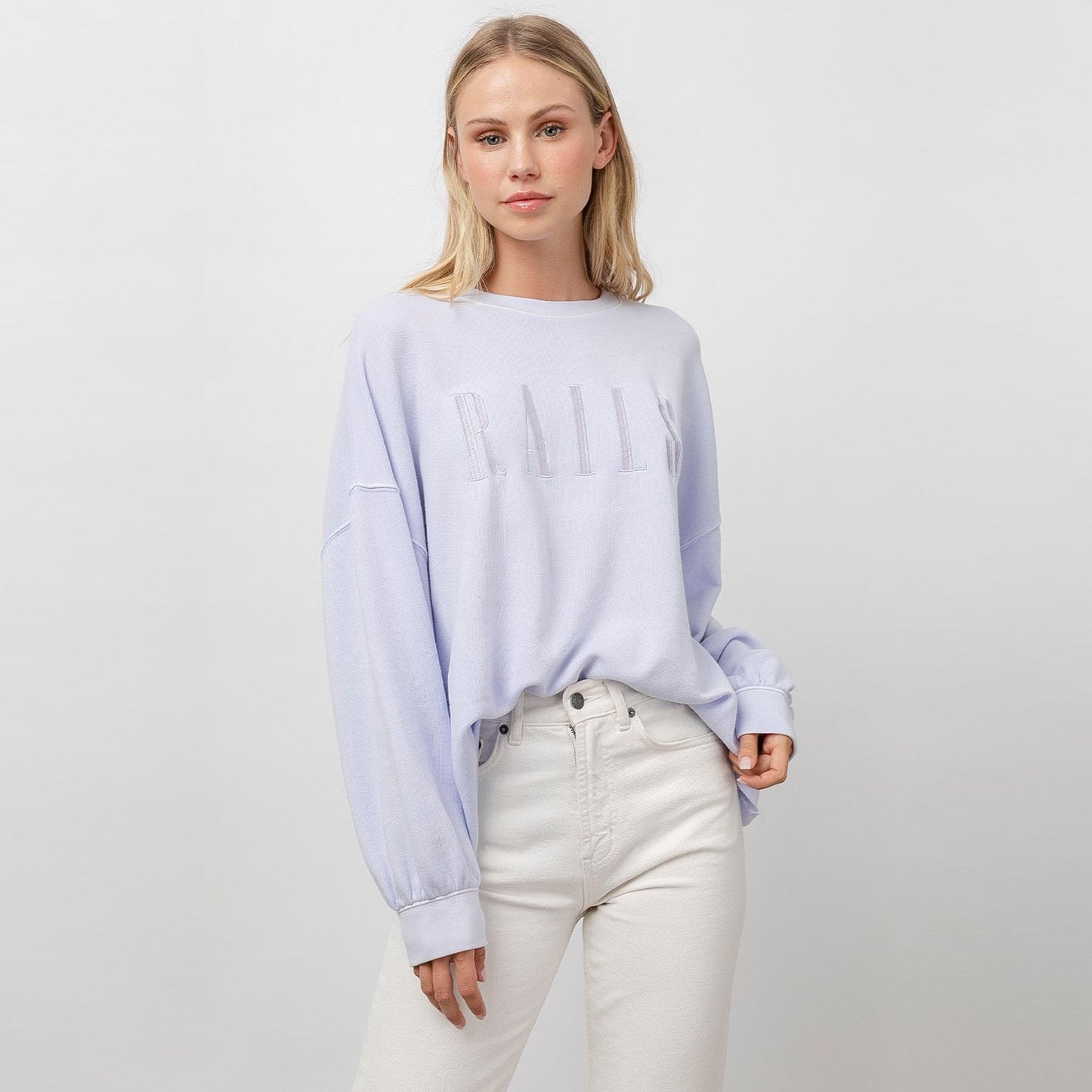 - Rails Signature Sweatshirt - Lavender