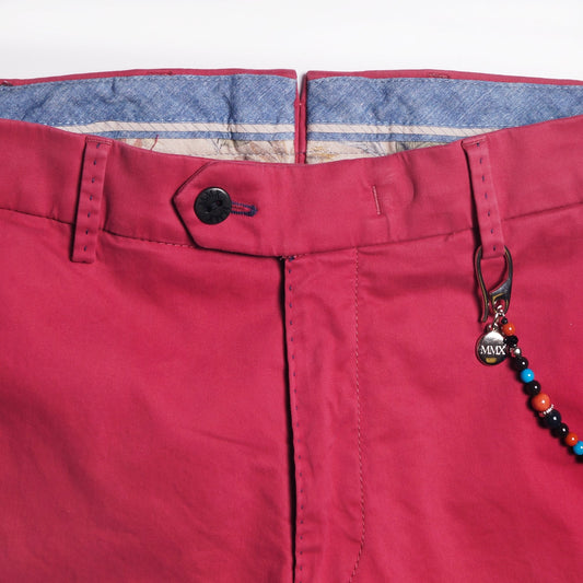 - Pegasus - Cotton Chino Shorts - Pink