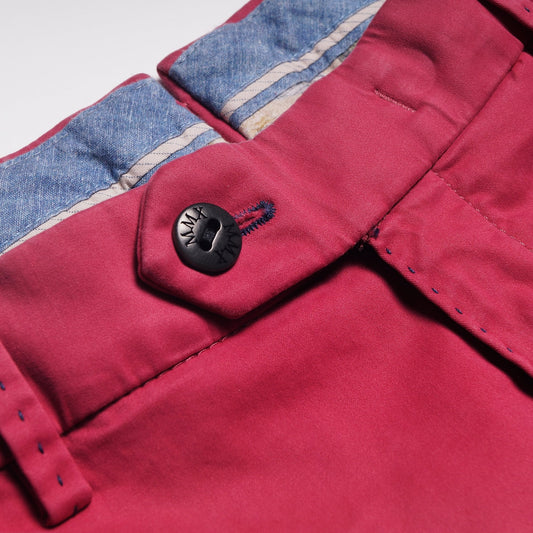 - Pegasus - Cotton Chino Shorts - Pink