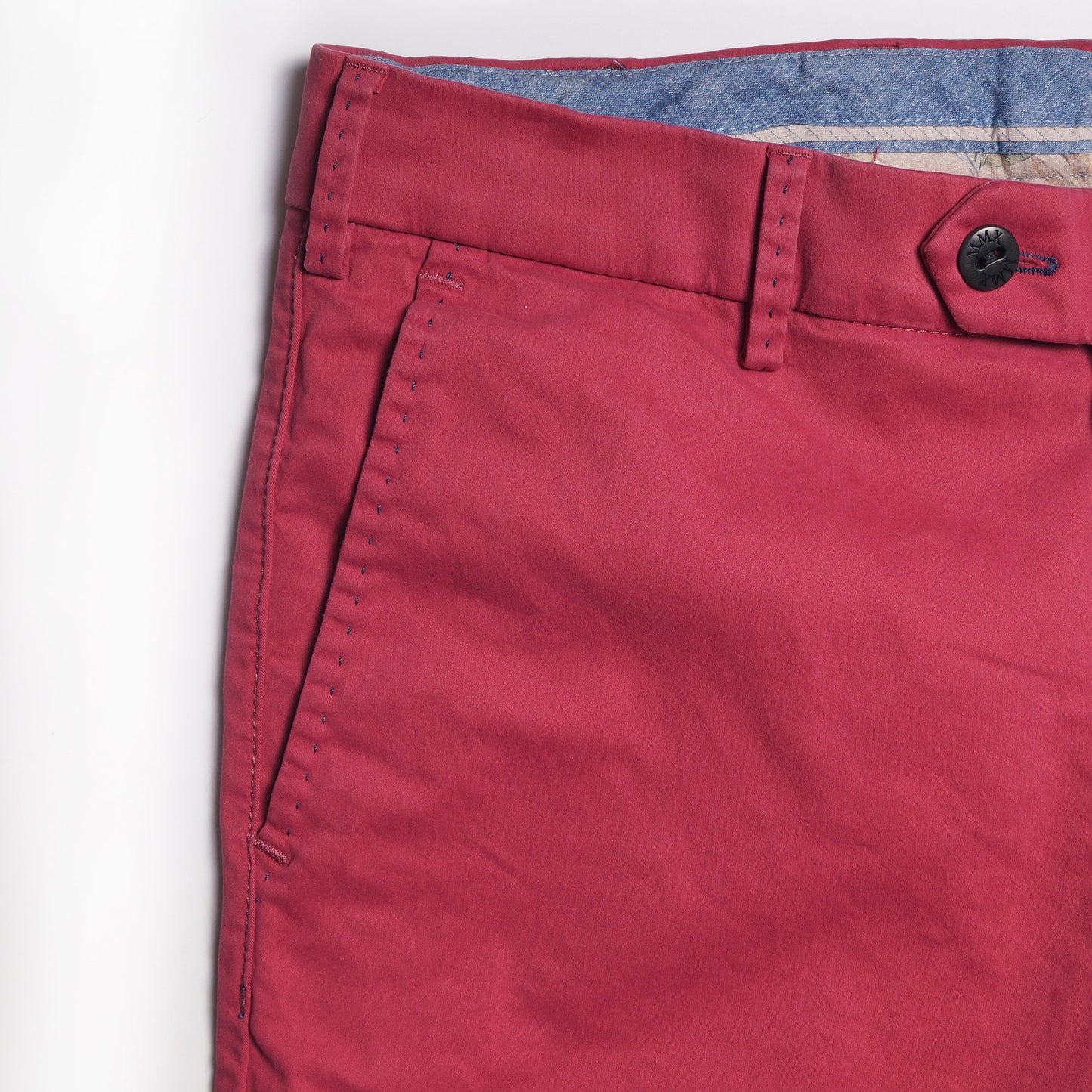 - Pegasus - Cotton Chino Shorts - Pink