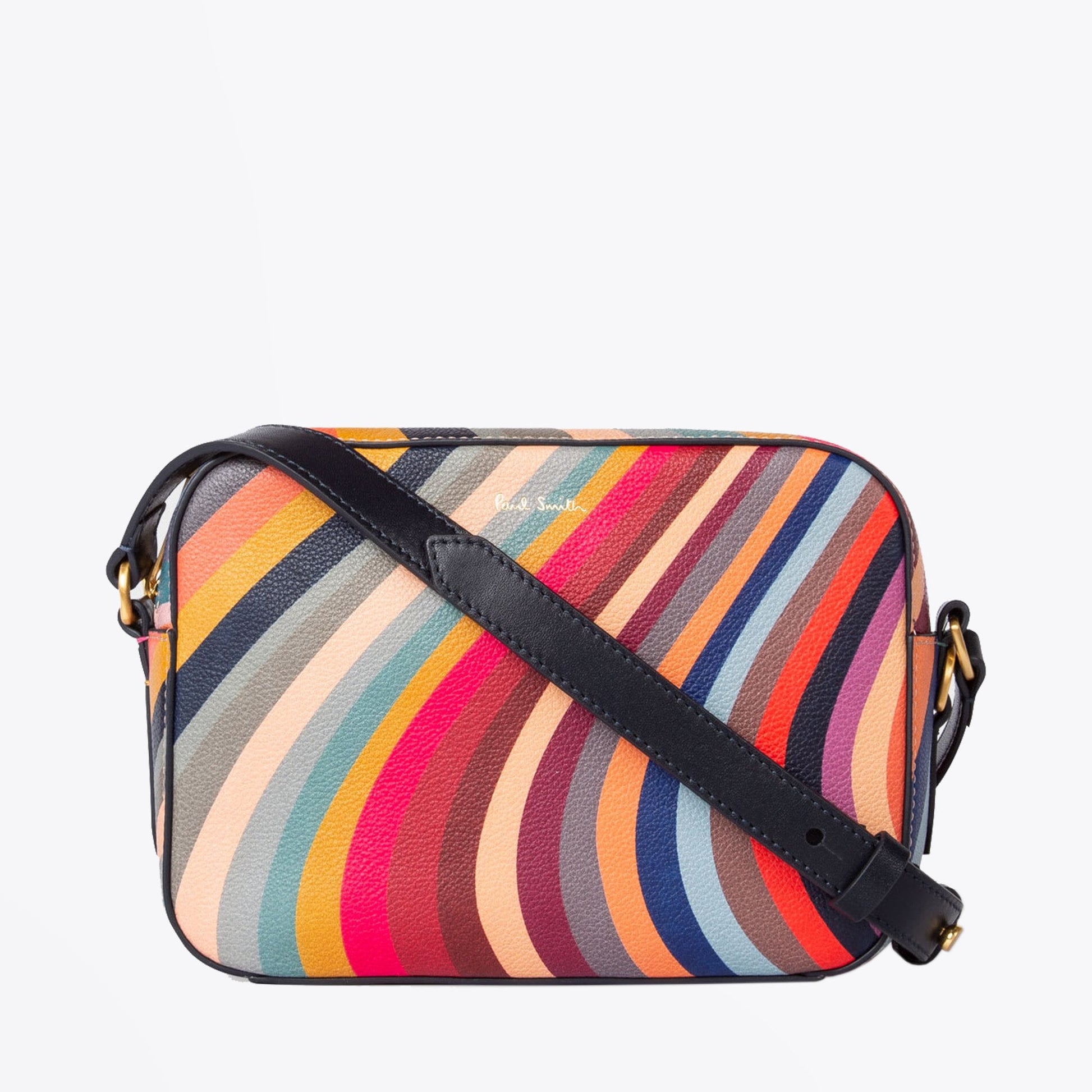 Paul Leather Swirl Cross-Body Bag - Multi