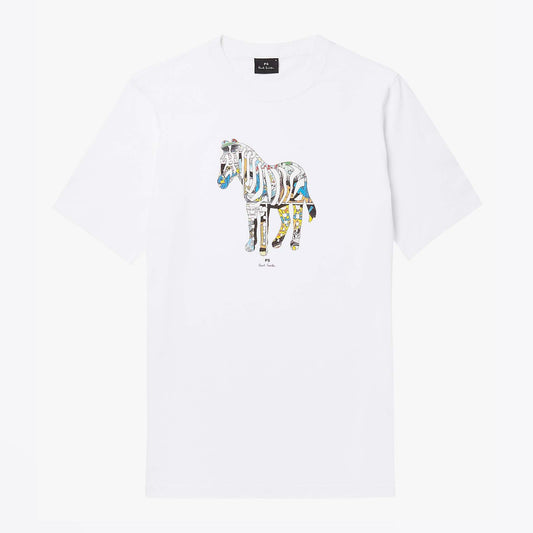 - Zebra Logo T-Shirt - White