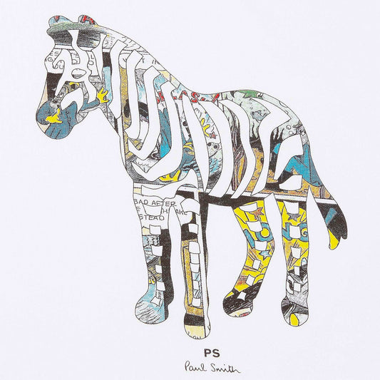 - Zebra Logo T-Shirt - White