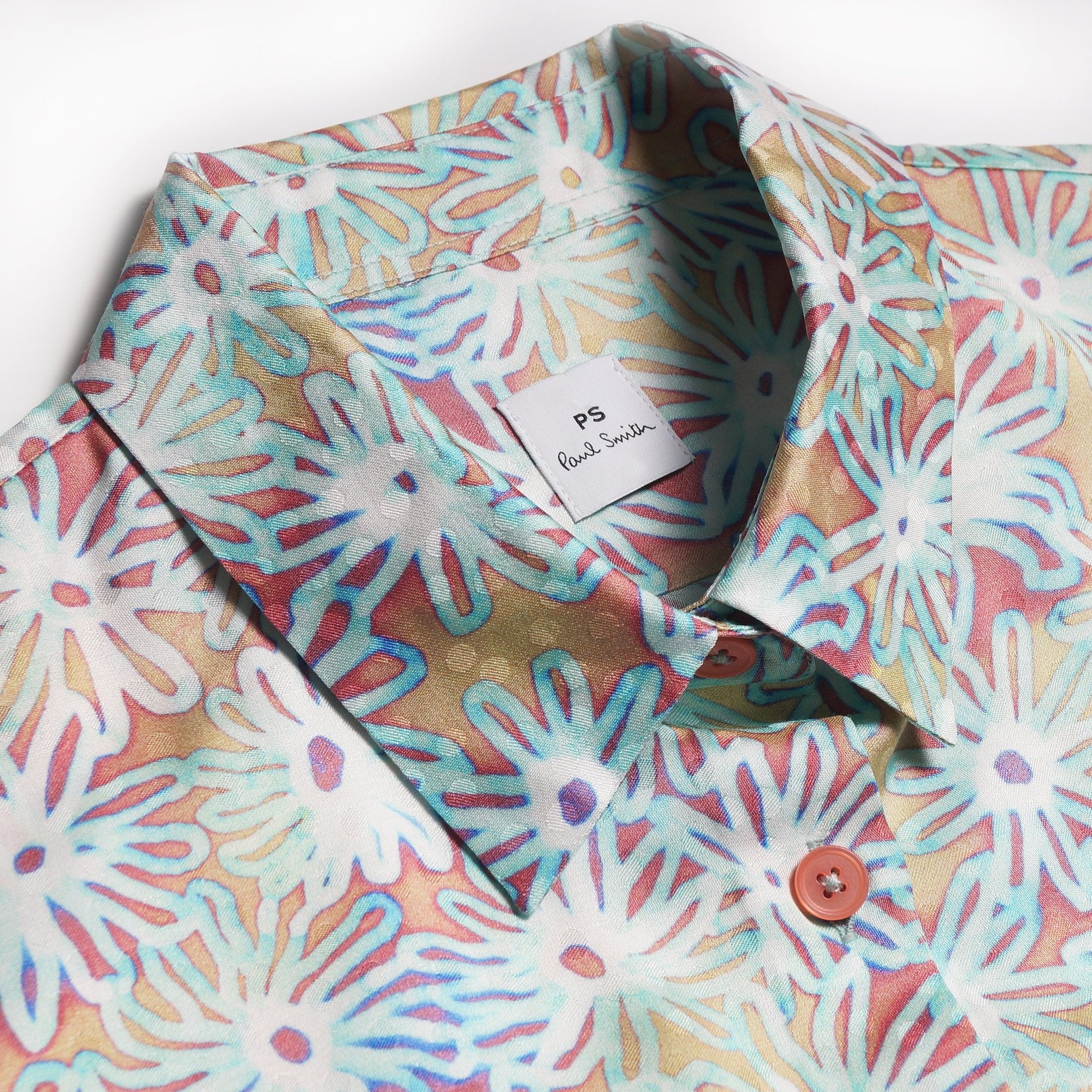 Paul Floral Print Shirt - Green/Multi