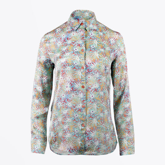 Floral Print Shirt - Green/Multi
