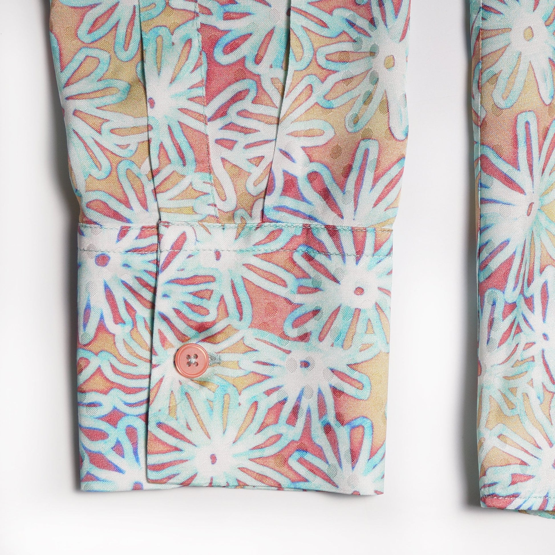 Paul Floral Print Shirt - Green/Multi